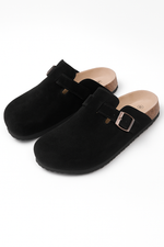 Leyla | Slip On Clogs with Adjustable Buckle Strap
