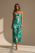 Lila | Pink Midi Dress