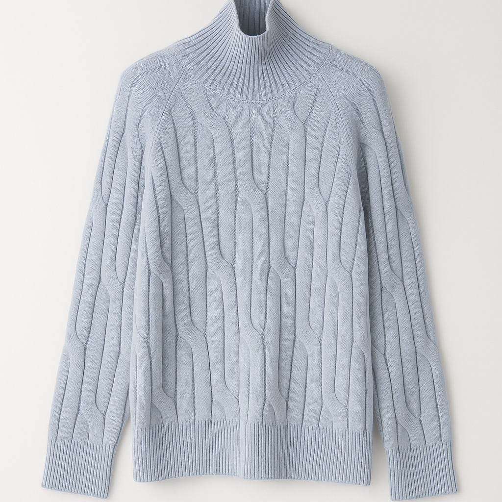 Nicole | High Neck Oversized Knit Sweater