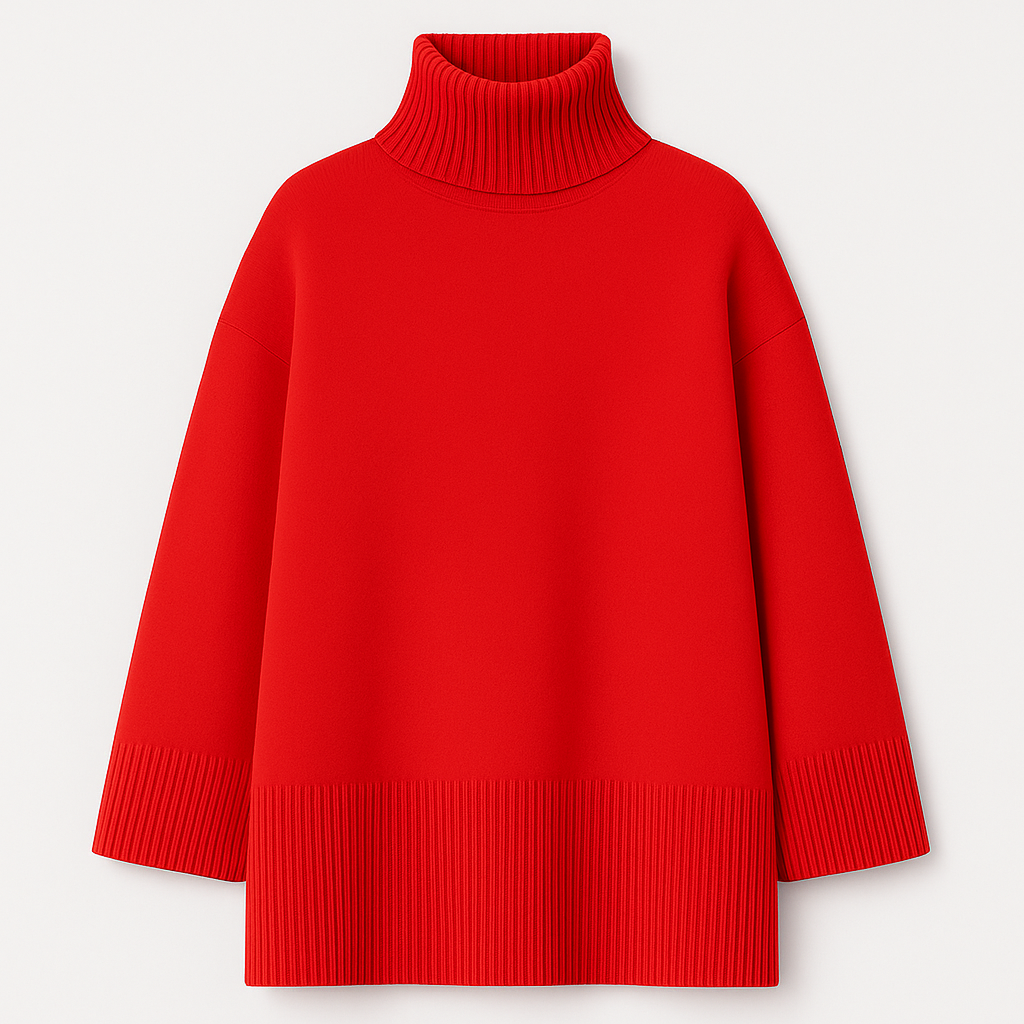 Lola | Chic Oversized Knitted Turtleneck Sweater