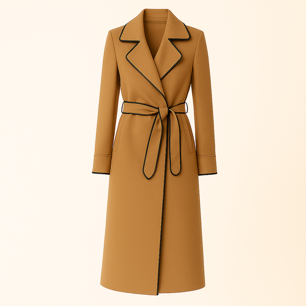 Eva | Wool Blend Long Coat