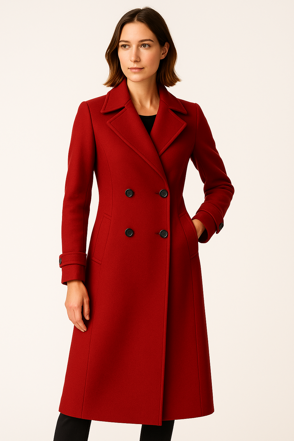 Olivia | Elegant Winter Trench Coat