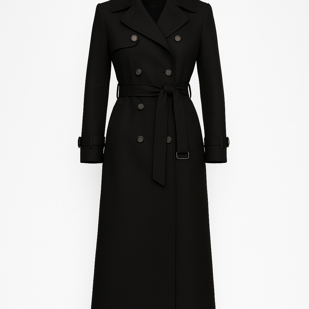 Emma | Belted Lapel Trench Coat