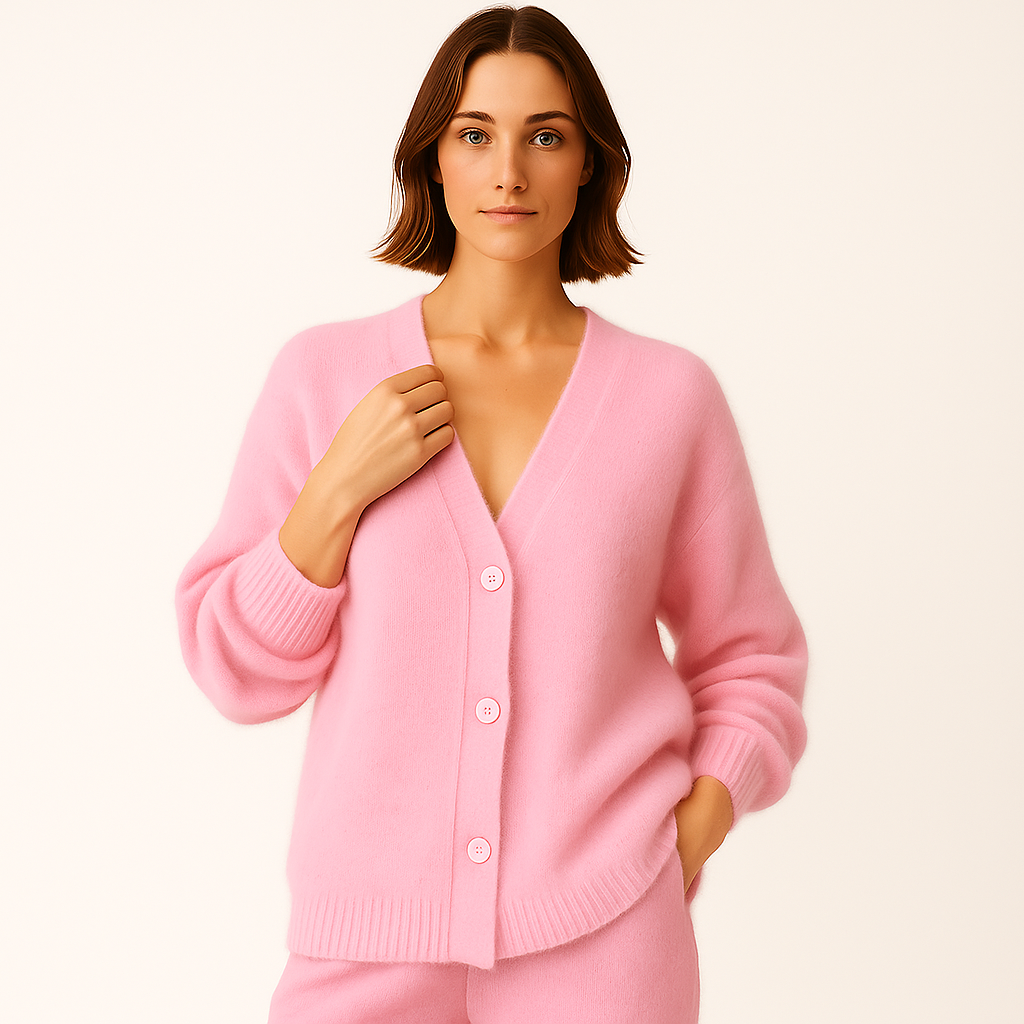 Ann | Oversized Cardigan With Cotton Blend