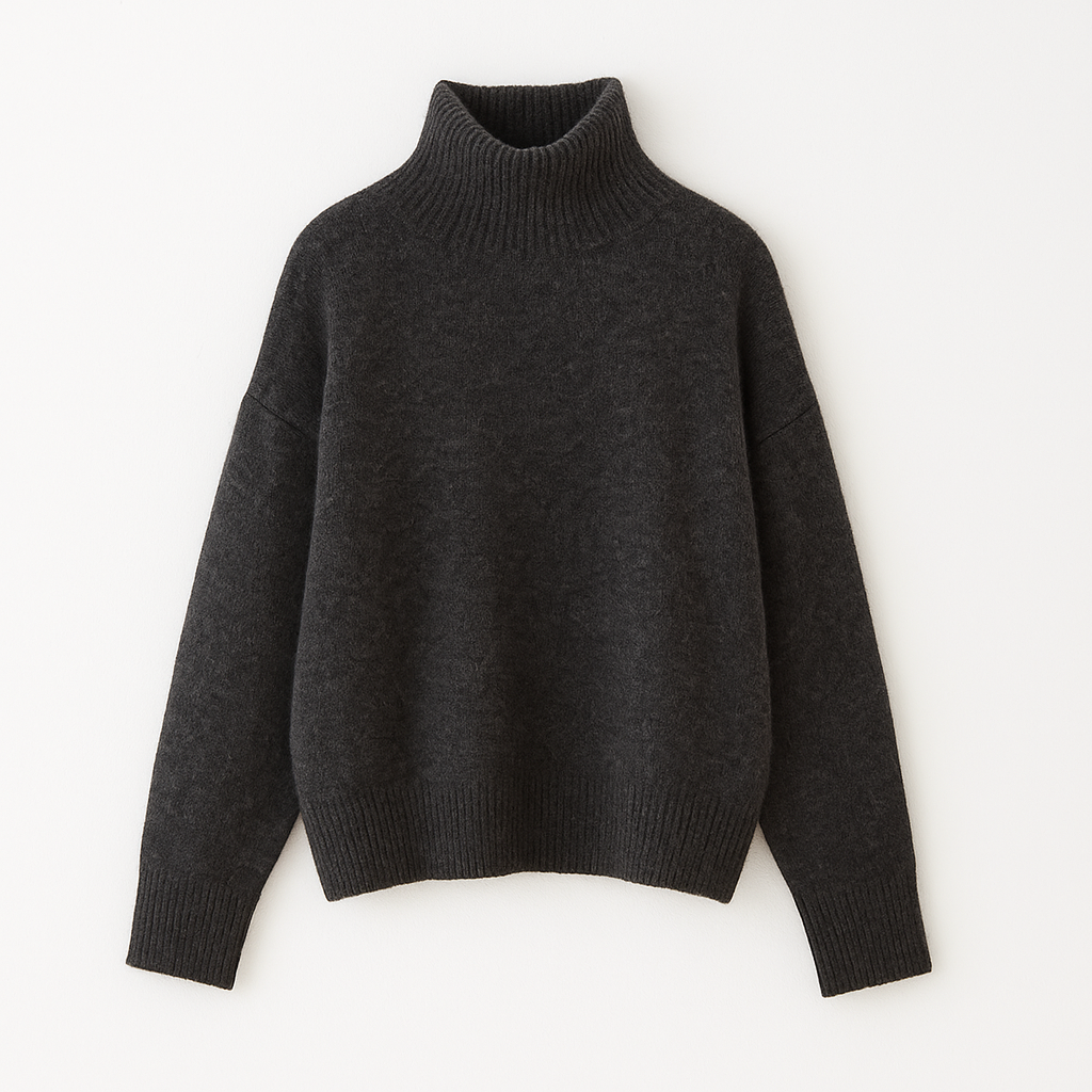 Lola | Long Sleeve Turtleneck Knitted Sweater