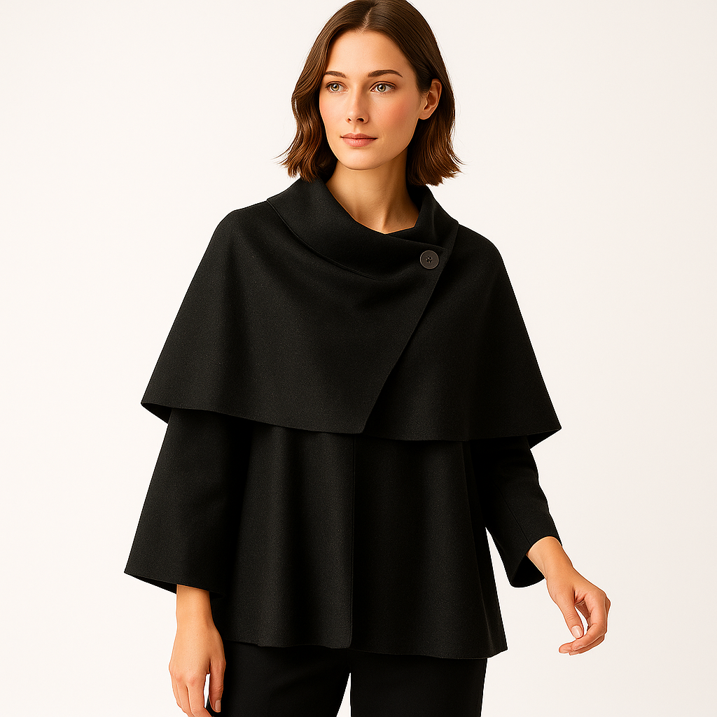 Billie | Asymmetric Scarf Jacket