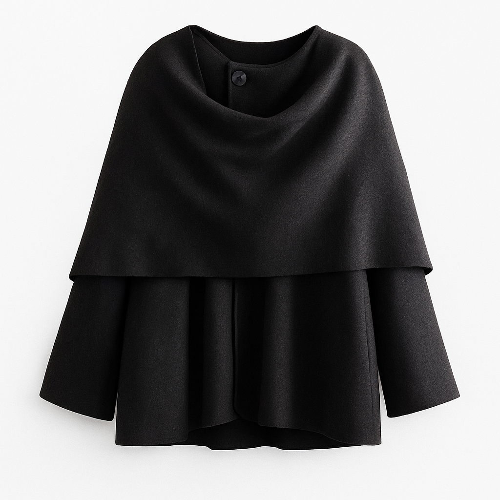 Billie | Asymmetric Scarf Jacket