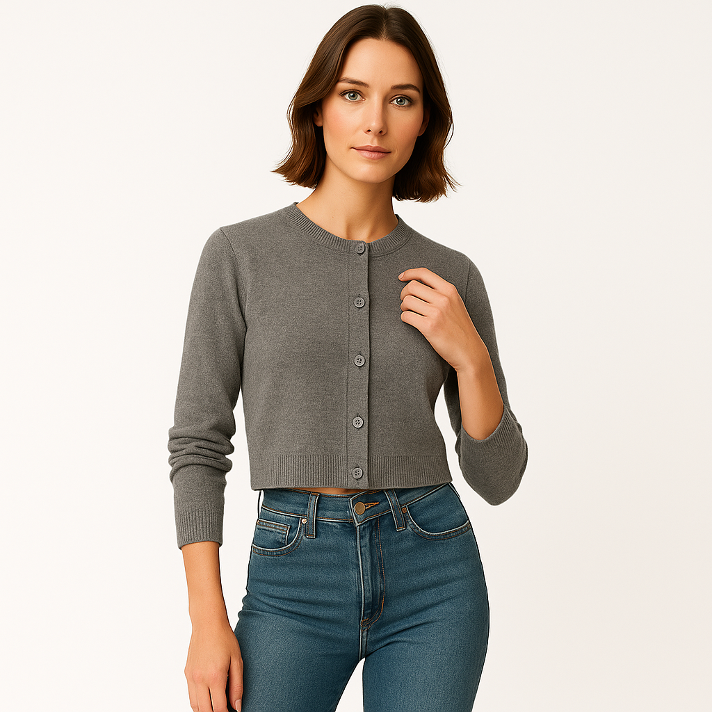 Kelly | Cropped Knitted Sweater