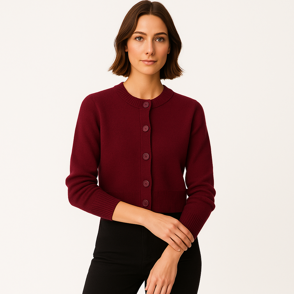 Kelly | Cropped Knitted Sweater