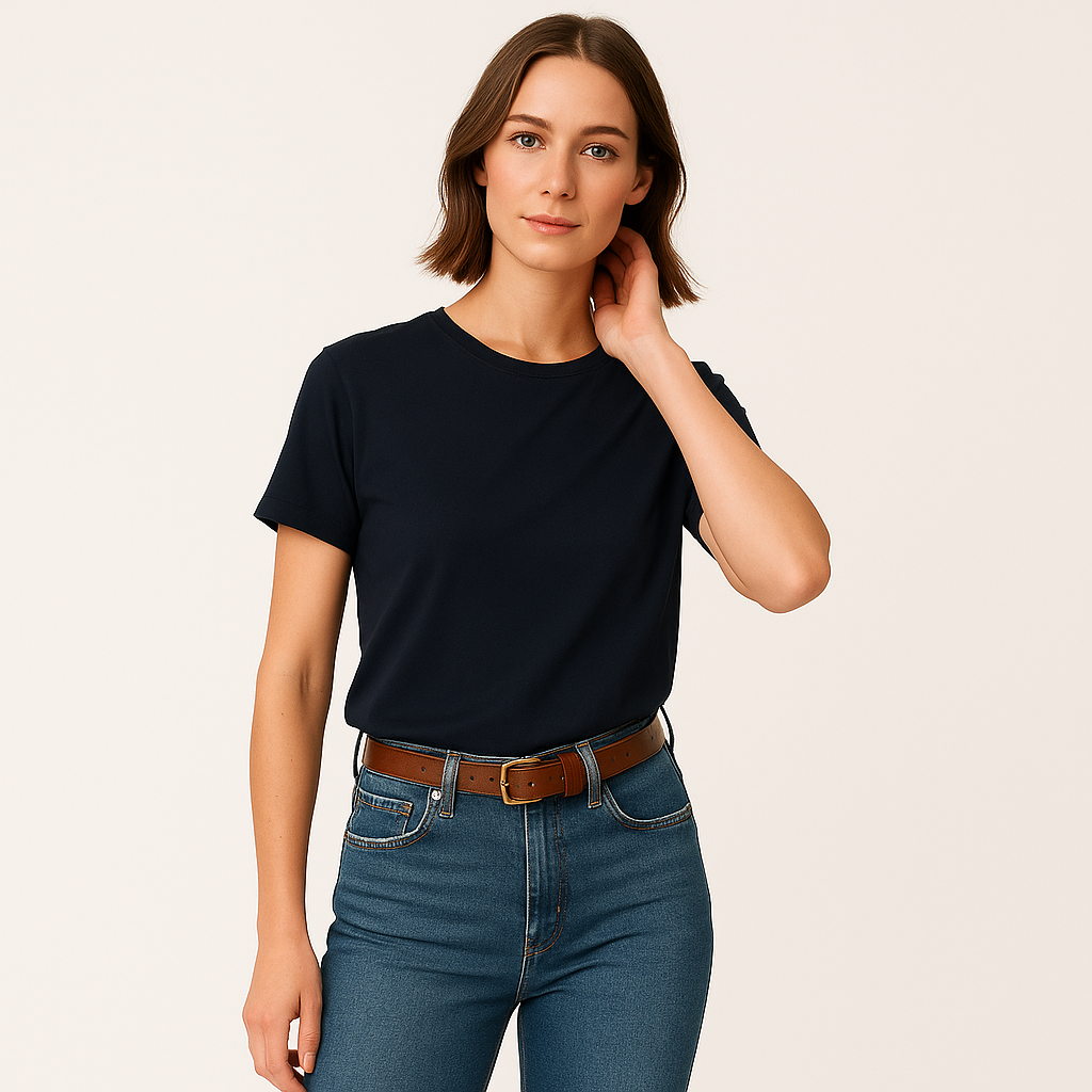 Tania | Cotton Short Sleeve Top