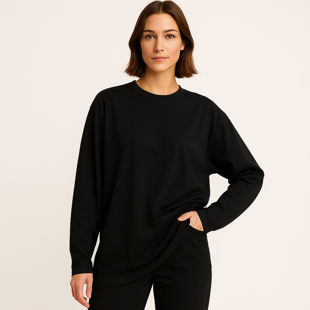 Lila | Long Sleeve Loose Top