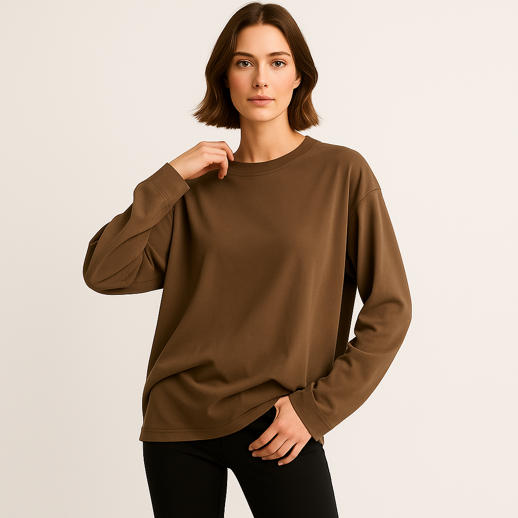 Lila | Long Sleeve Loose Top