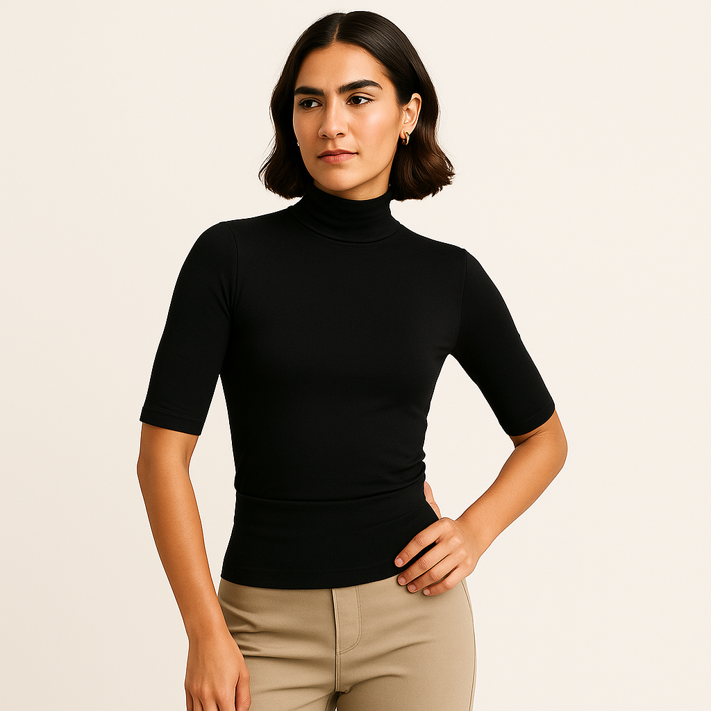 Demie | High Collar Shirt