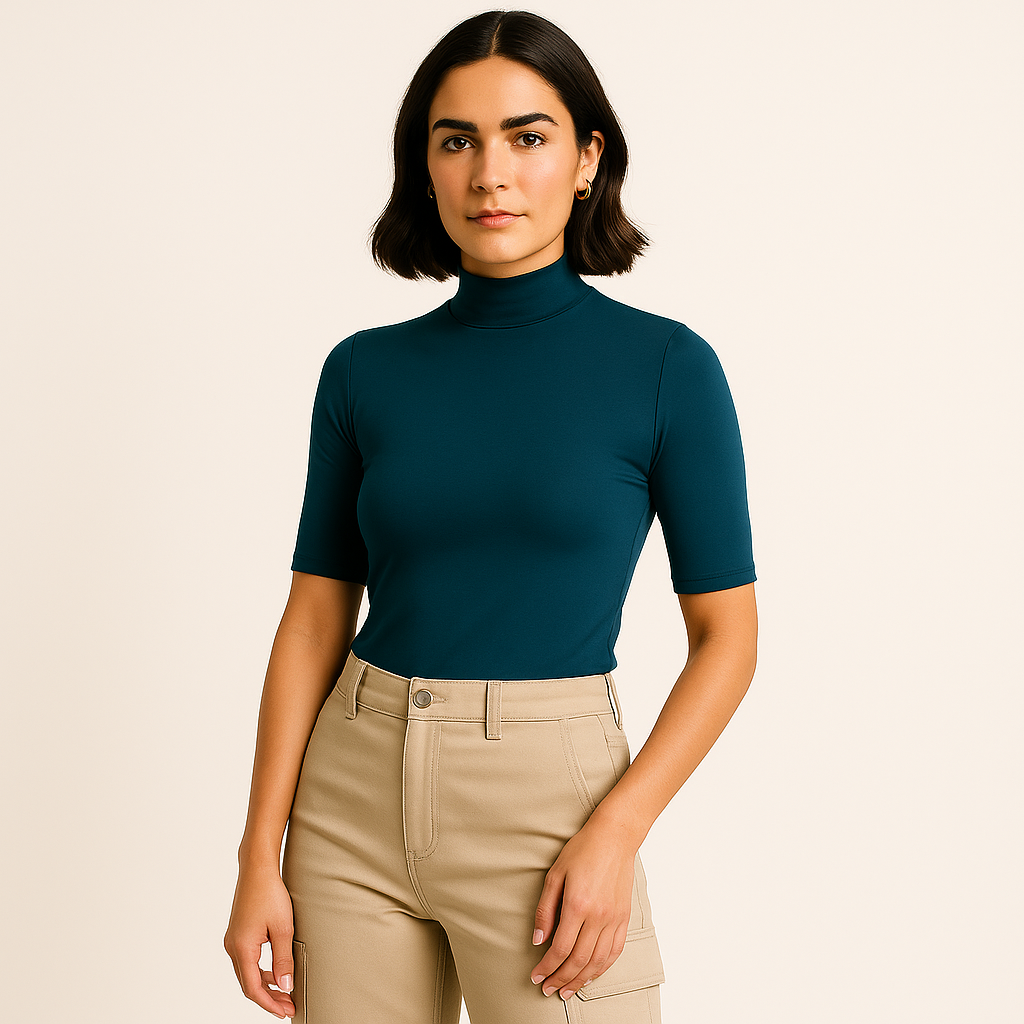 Demie | High Collar Shirt