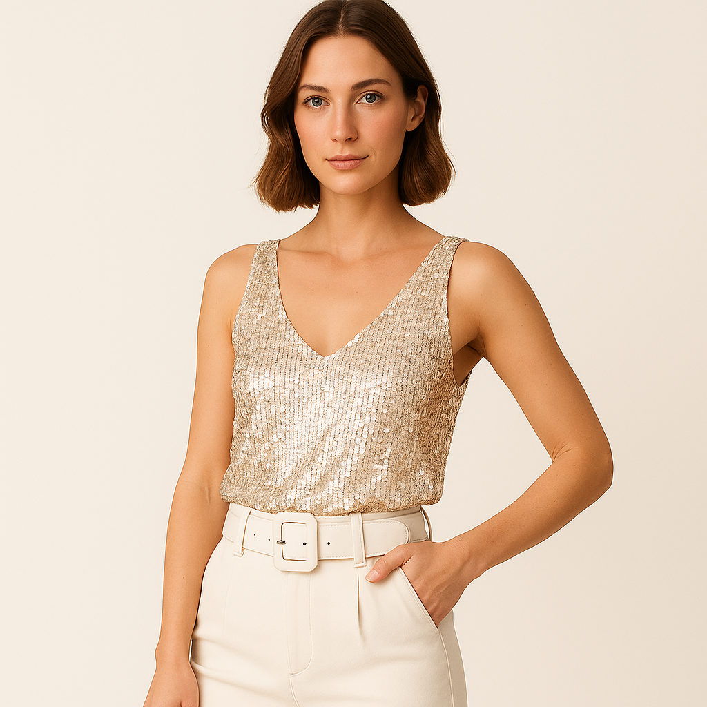 Nina | Sequin Tank top