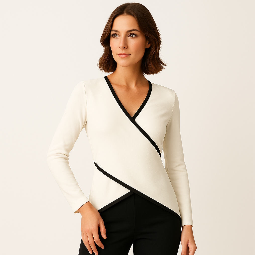 Casie | Cross Long Sleeves T-Shirt