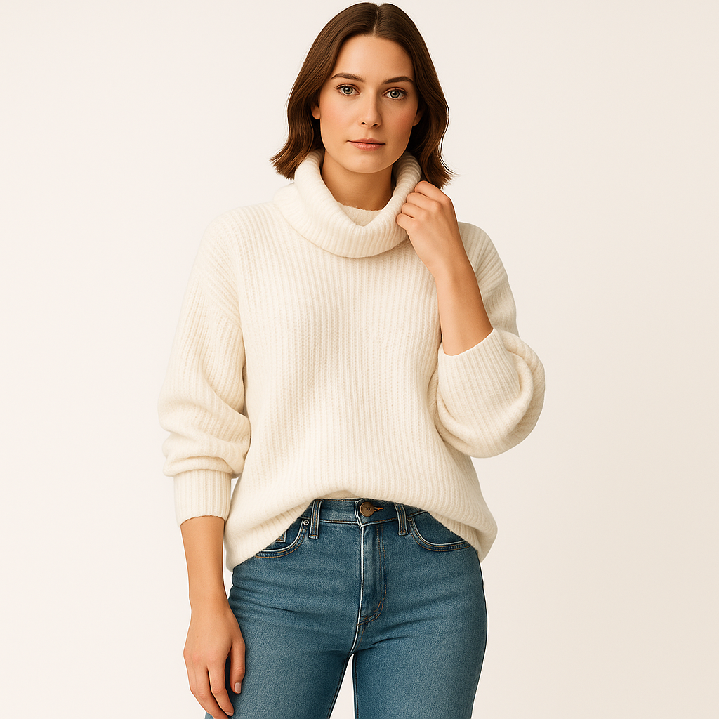 Jenny | High Turtleneck Sweater