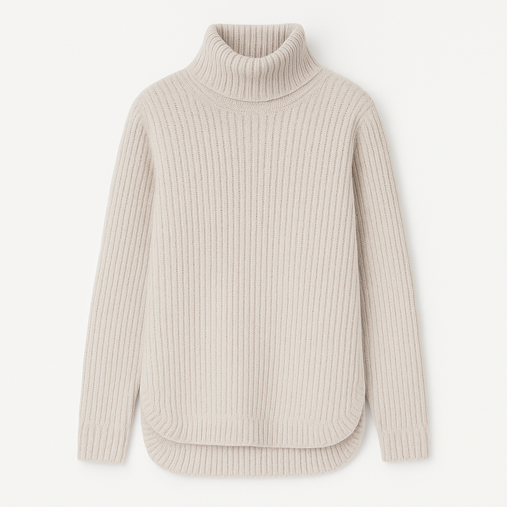 Cindy | Oversized Knit Turtleneck Sweater
