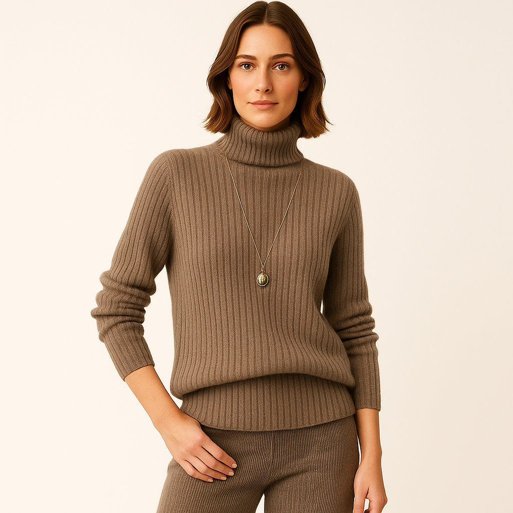 Sonia | Merino Wool Turtleneck Sweater