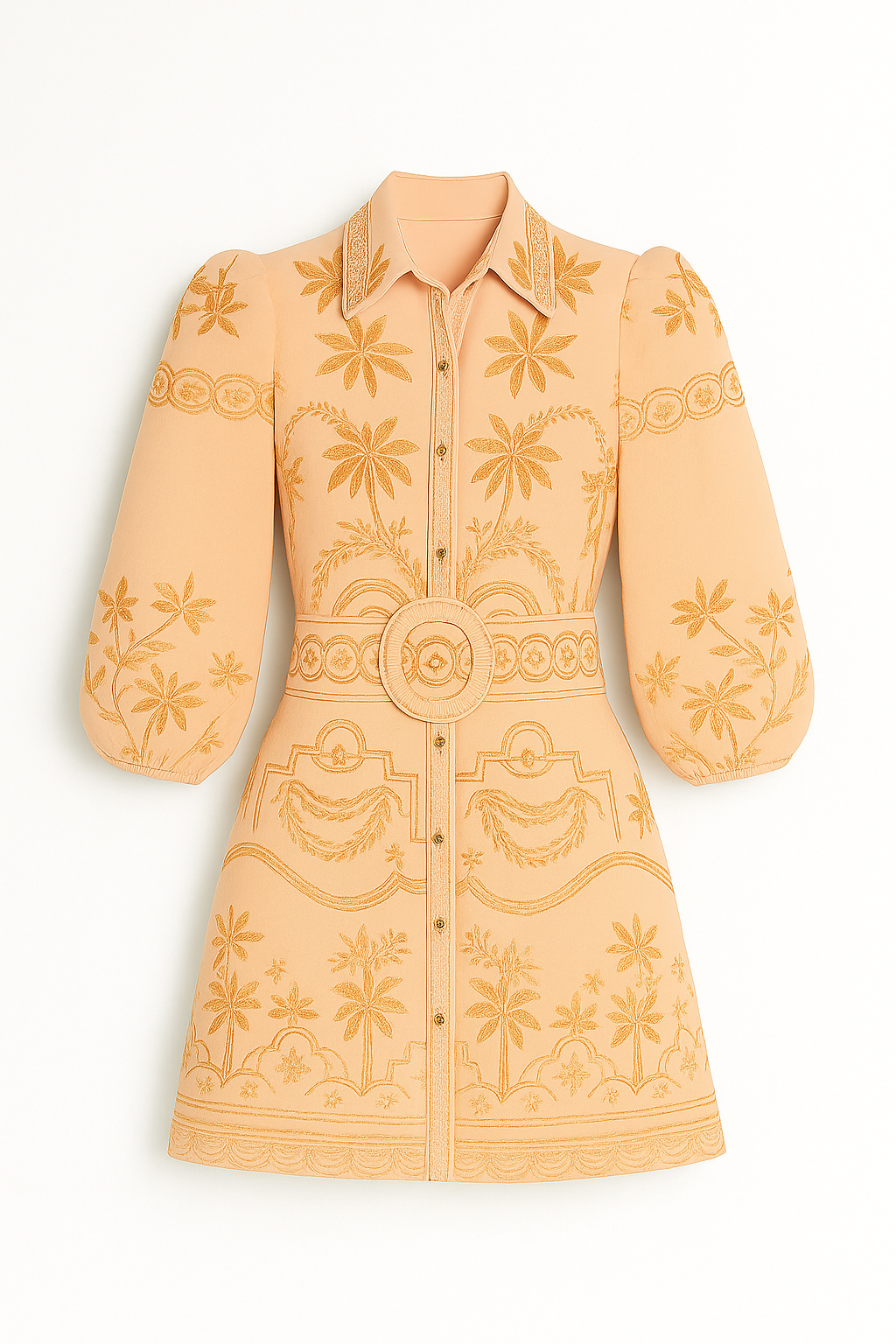 Nina | Vintage Mini Dress with Long Sleeves