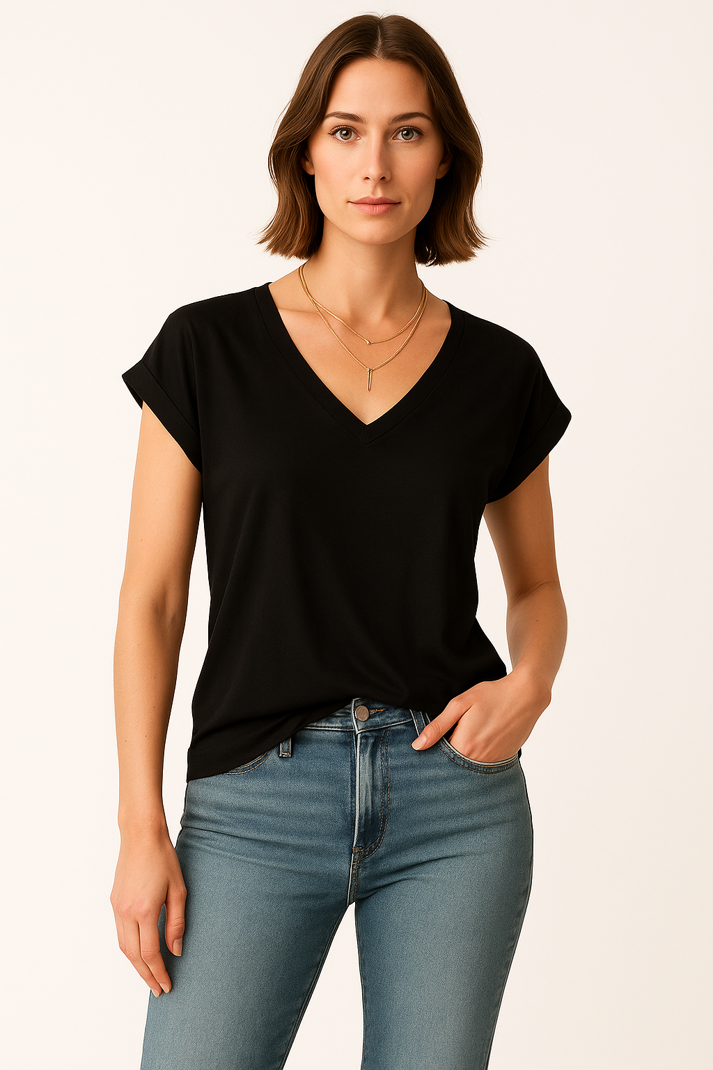 Selena | V-neck Top