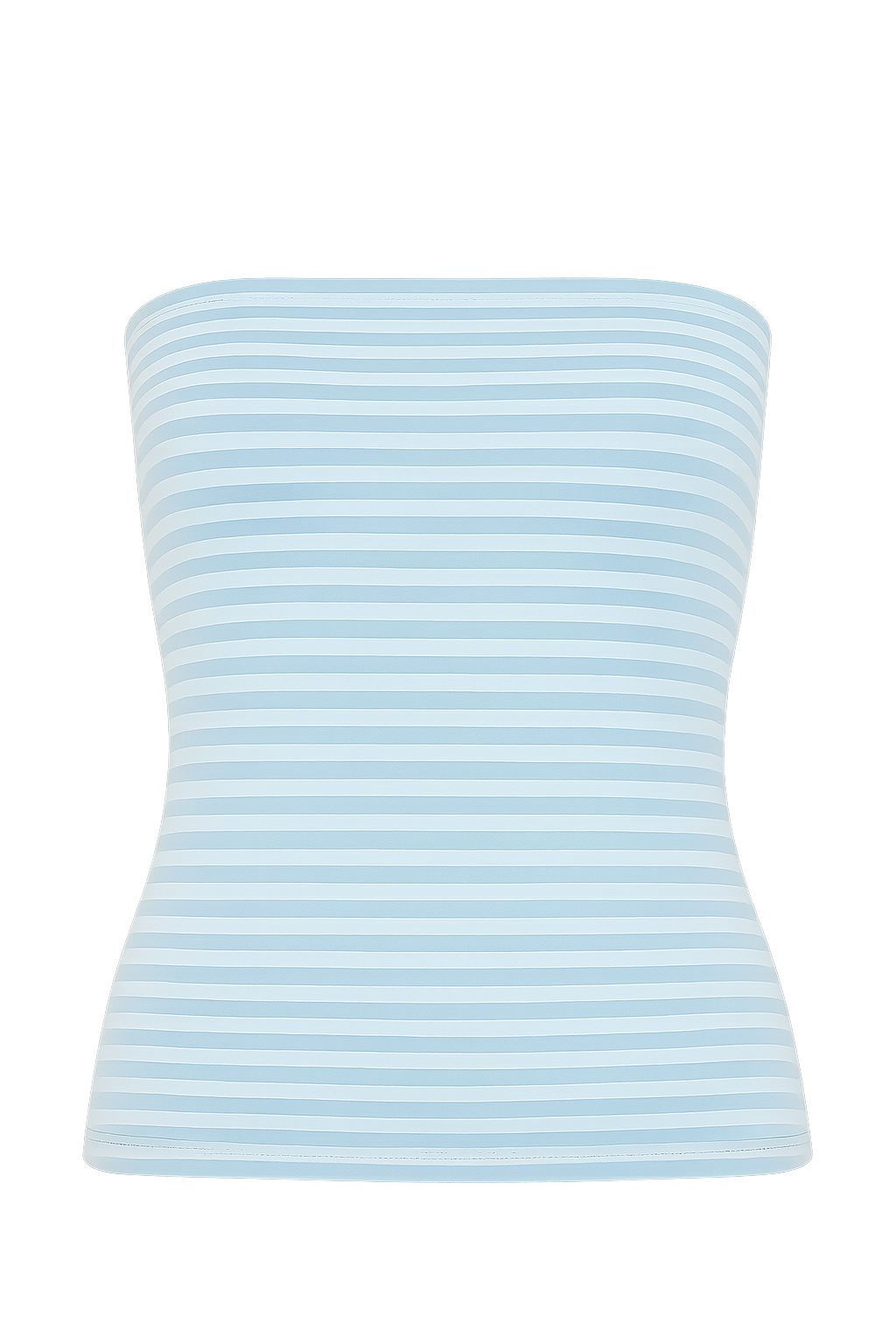 Nancy | Striped Strapless Top