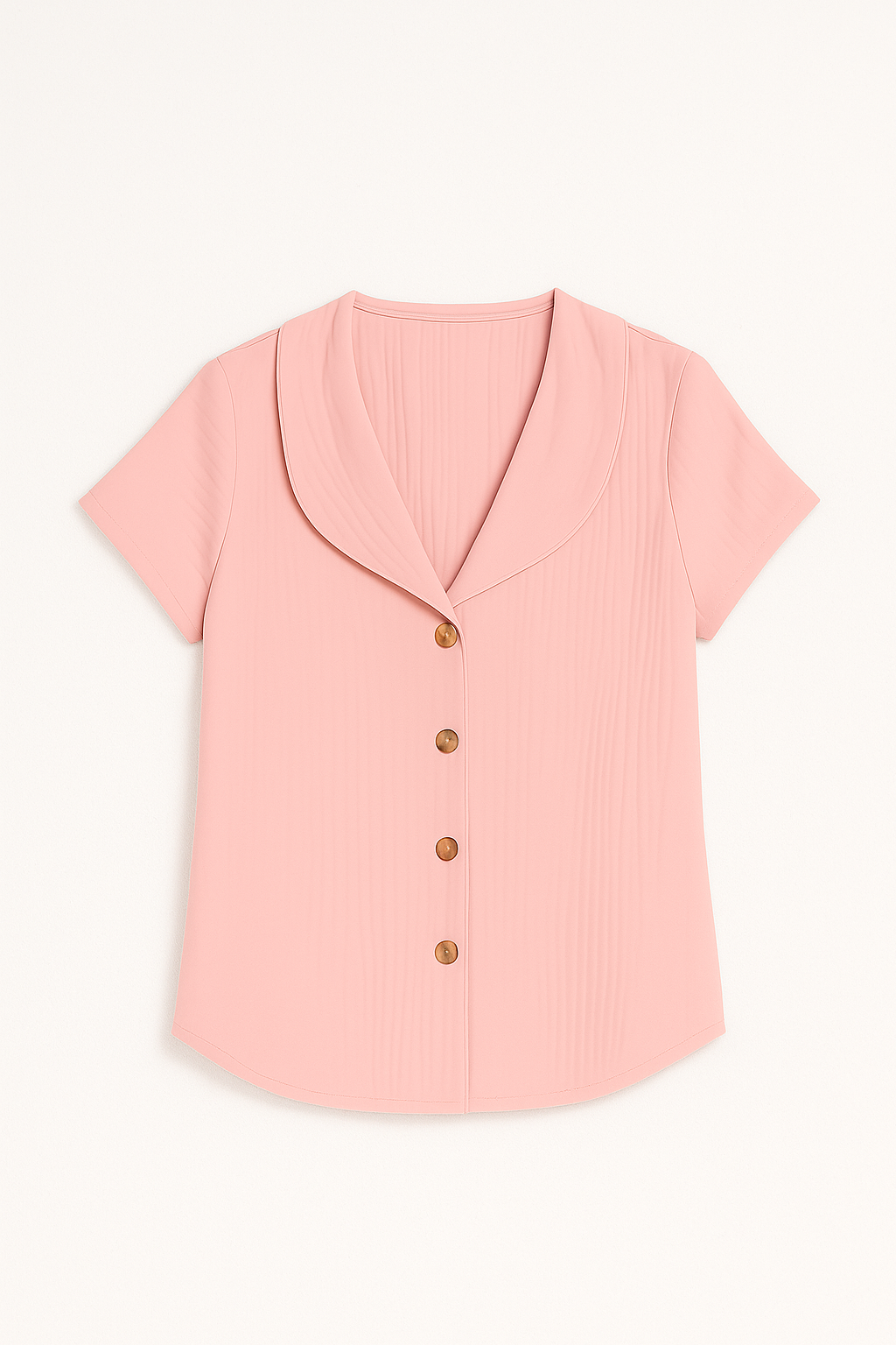 Aveline | Short Sleeve Buttoned Blouse