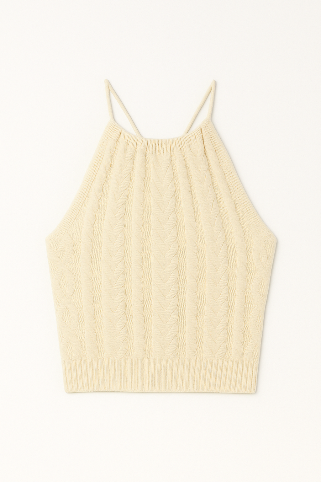 Isla | Cable Knit Cropped Top