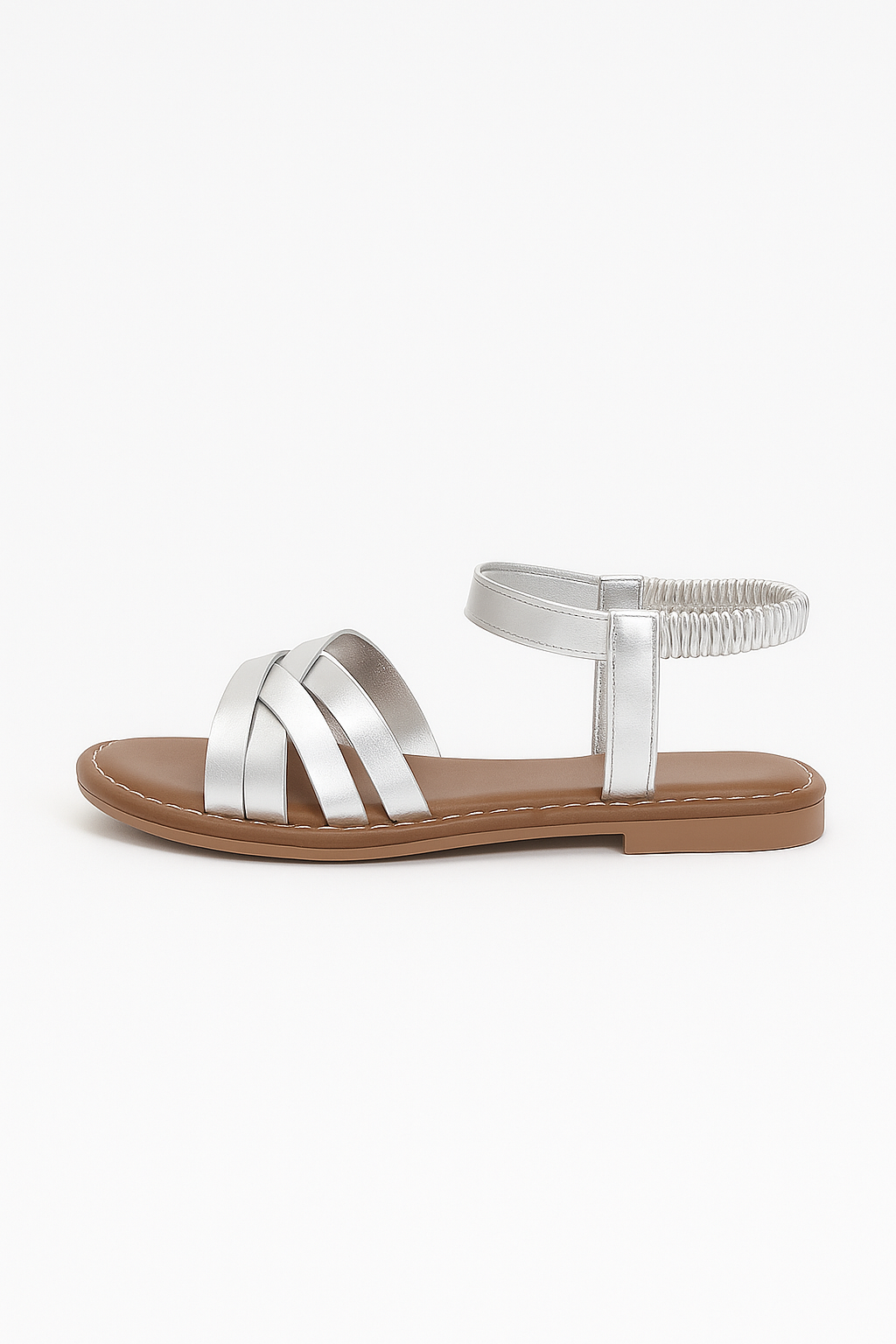 Elysia | Cross Strap Leather Sandals
