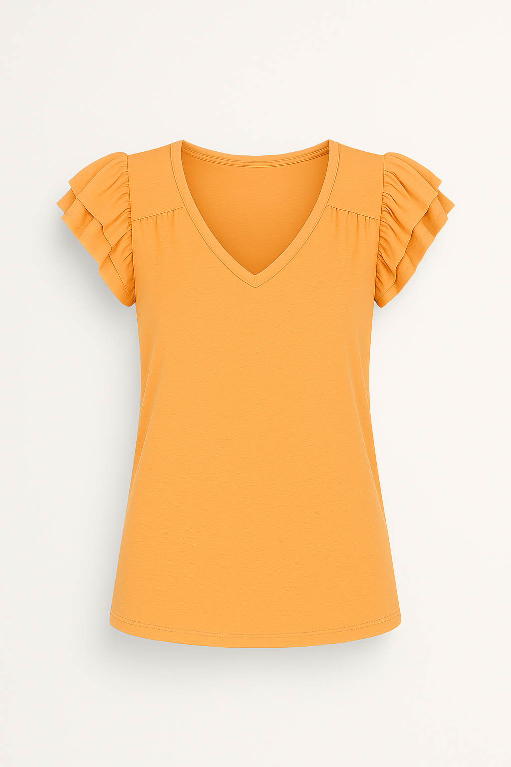 Lorin | Ruffle Blouse Sleeveless Top
