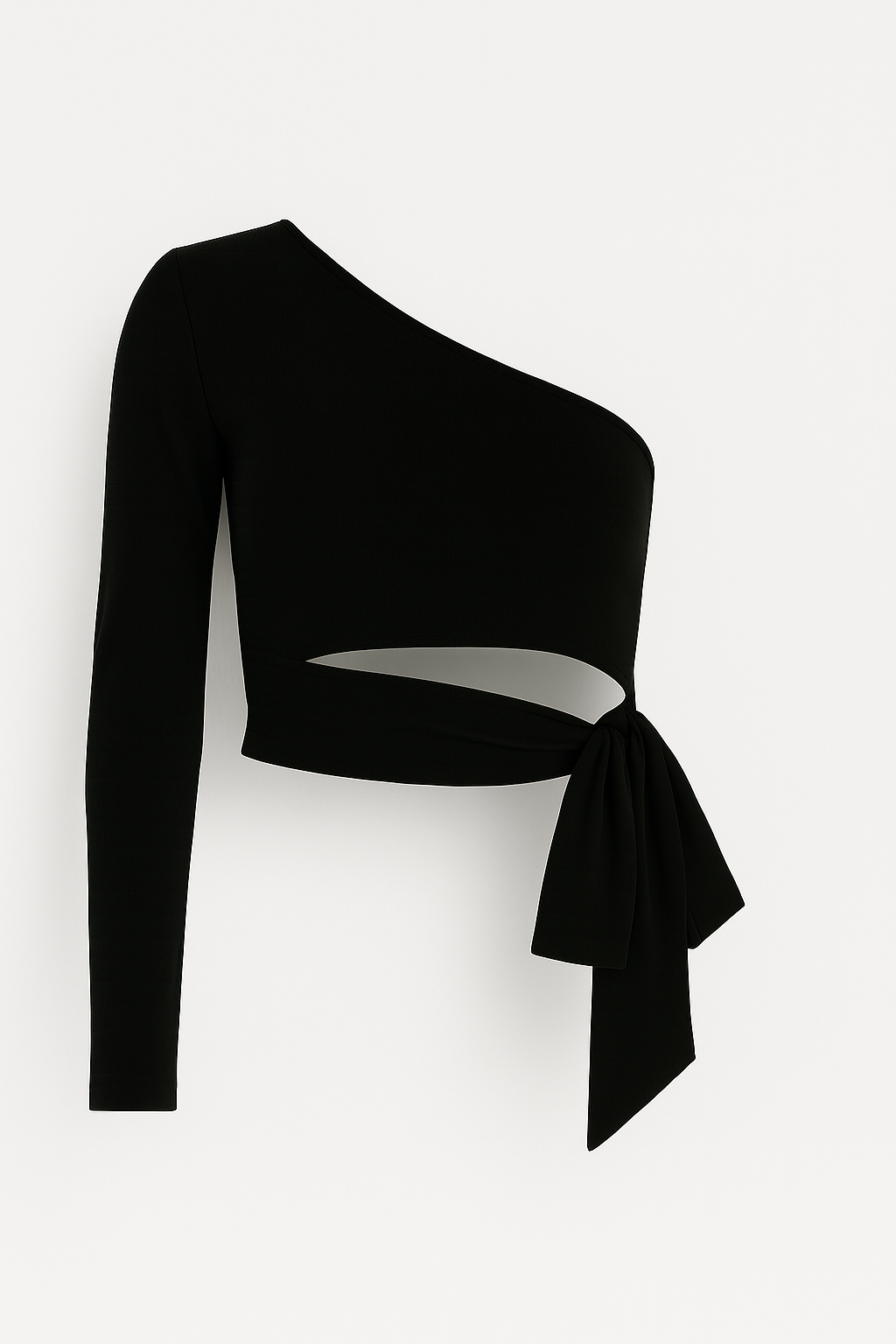 Elara | One-Shoulder Bow-Tie Top