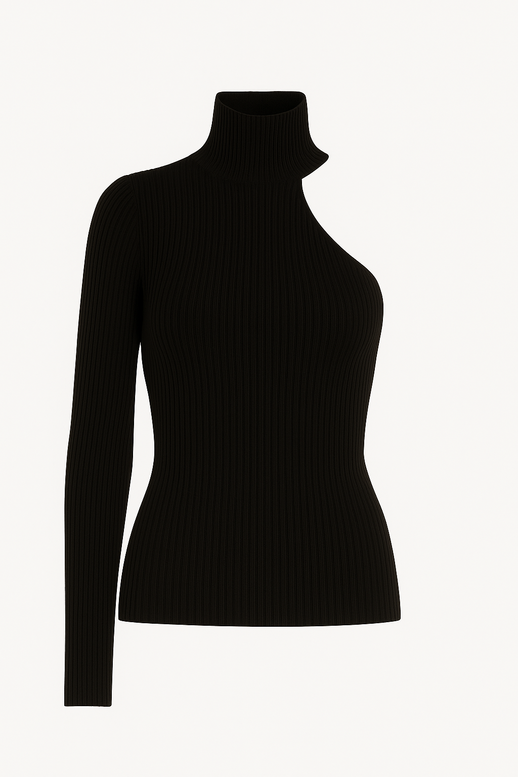 Astrid | Off Shoulder Long Sleeve High Neck Top