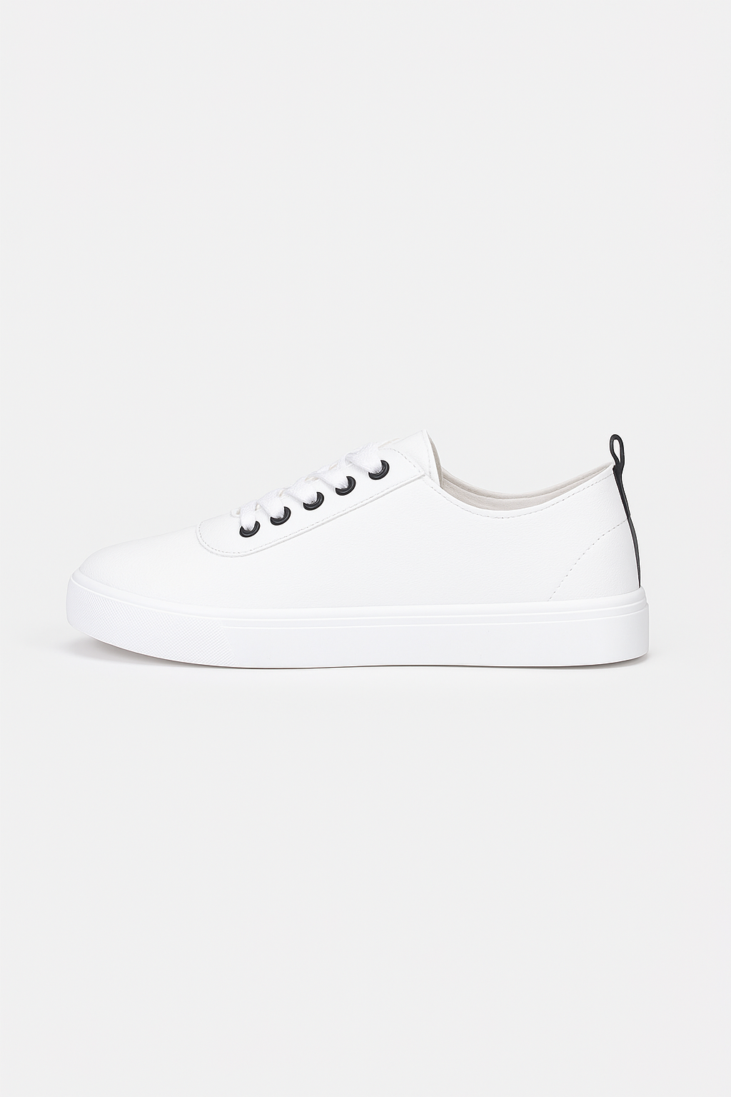 Sydney | Lace Leather White Sneakers