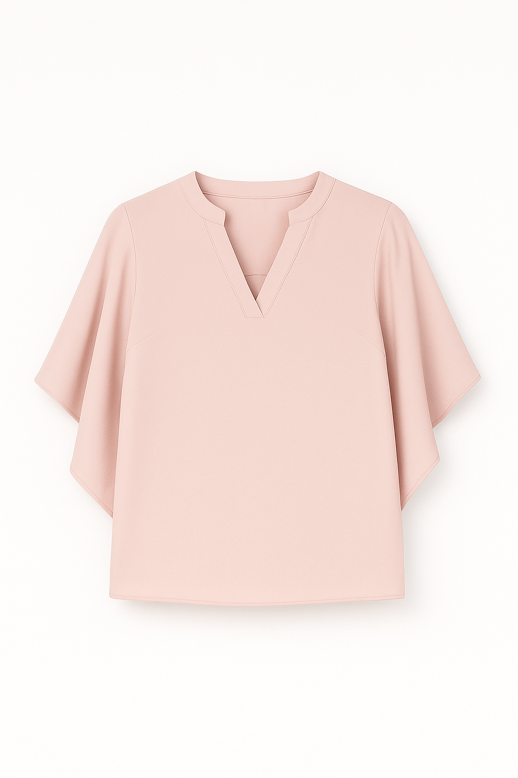 Lina | Elegant V-Neck Flare Sleeve Blouse