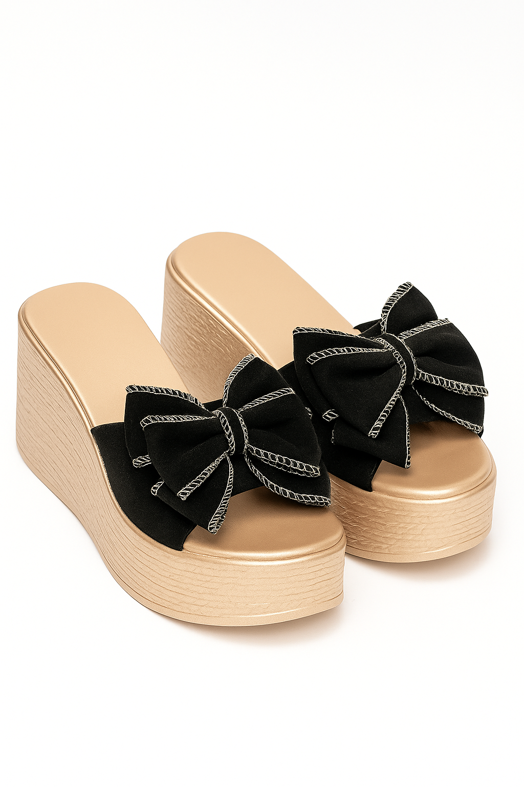 Lola | Bow Platform Sandals