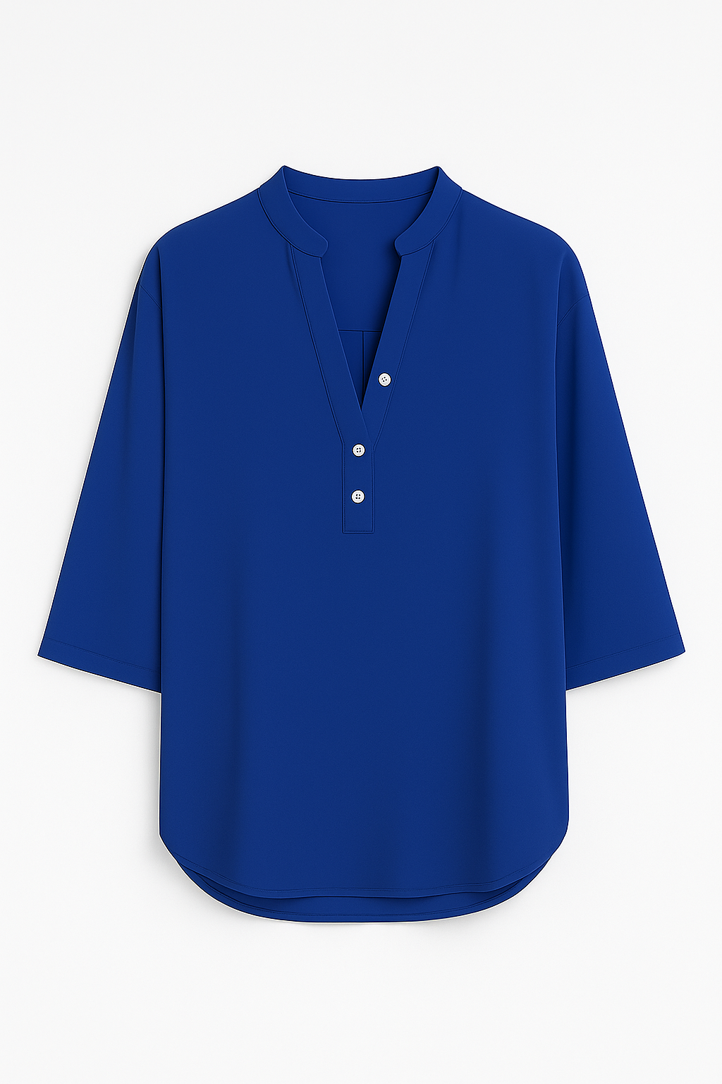 Georgia | Half Sleeve Button Casual Blouse