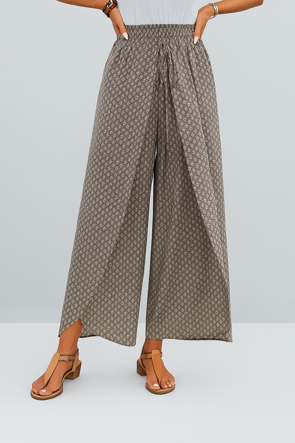 Leona | Wrap-Front Pants