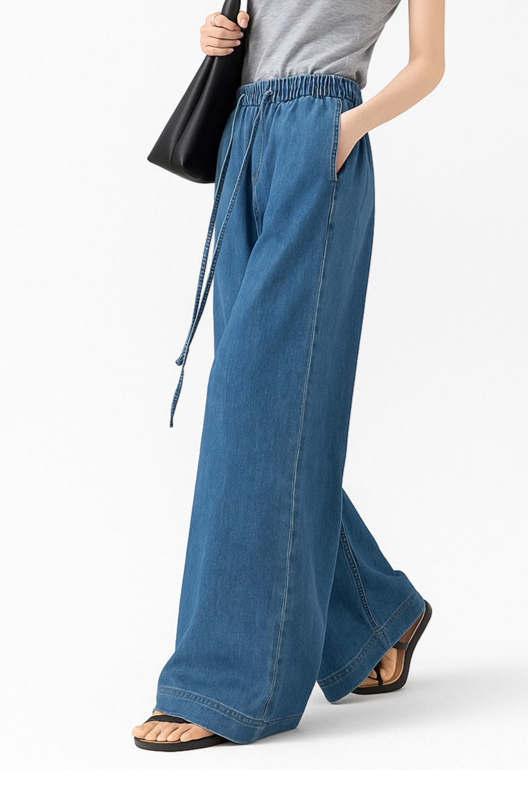 Arden | Wide-Leg Denim Pants