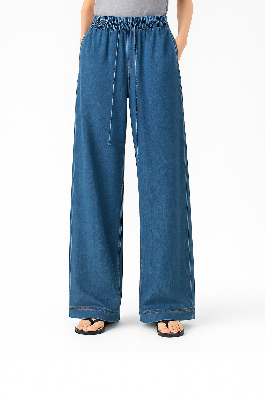 Arden | Wide-Leg Denim Pants