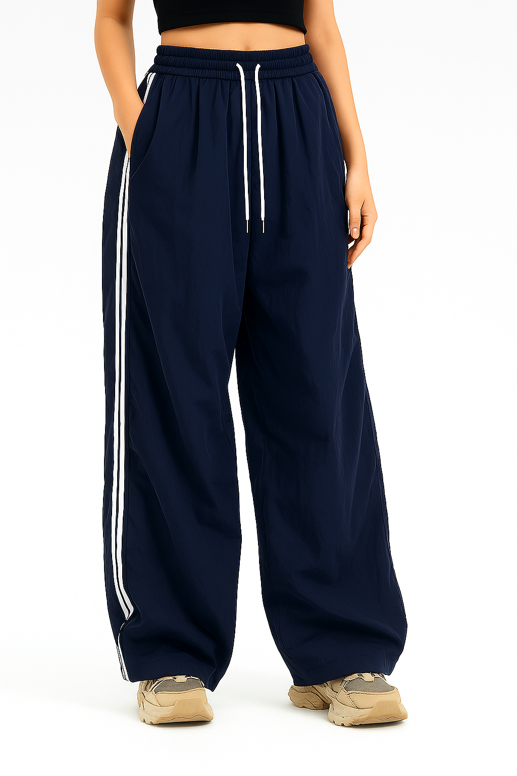 Lena | Stripe Relaxed Pants