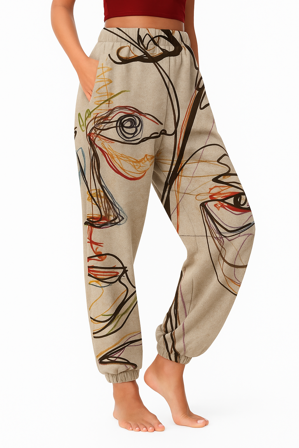 Elara |  Art Print Pants