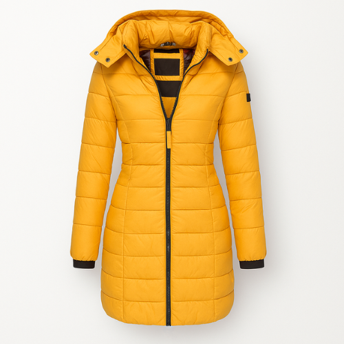 Zina | Long Hooded Puffer Jacket