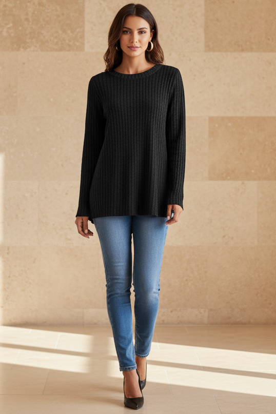 Lydia | Long Striped Top