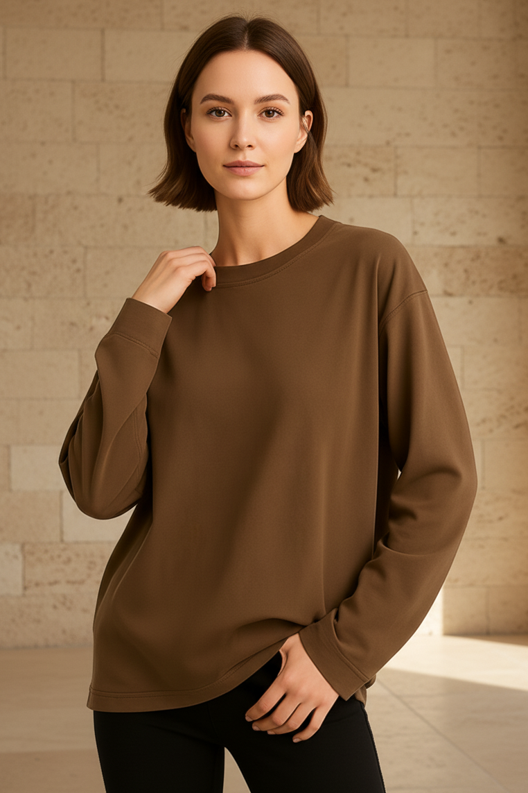 Lila | Long Sleeve Loose Top