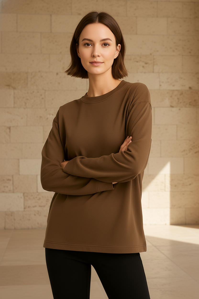 Lila | Long Sleeve Loose Top